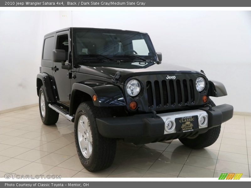 Black / Dark Slate Gray/Medium Slate Gray 2010 Jeep Wrangler Sahara 4x4