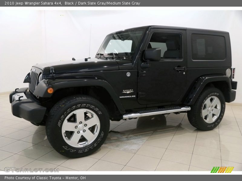Black / Dark Slate Gray/Medium Slate Gray 2010 Jeep Wrangler Sahara 4x4