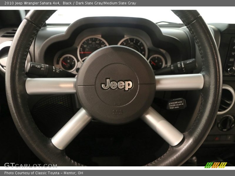 Black / Dark Slate Gray/Medium Slate Gray 2010 Jeep Wrangler Sahara 4x4