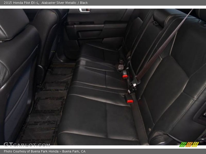 Alabaster Silver Metallic / Black 2015 Honda Pilot EX-L