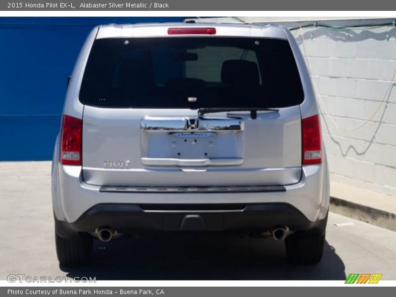 Alabaster Silver Metallic / Black 2015 Honda Pilot EX-L