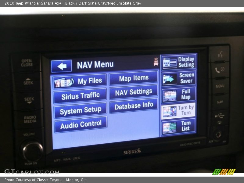Black / Dark Slate Gray/Medium Slate Gray 2010 Jeep Wrangler Sahara 4x4