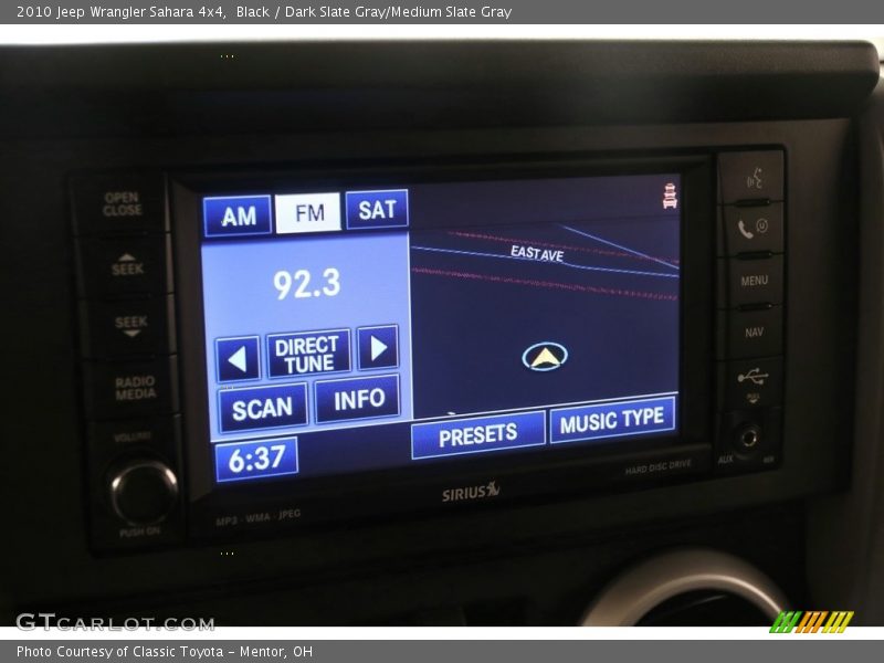 Black / Dark Slate Gray/Medium Slate Gray 2010 Jeep Wrangler Sahara 4x4