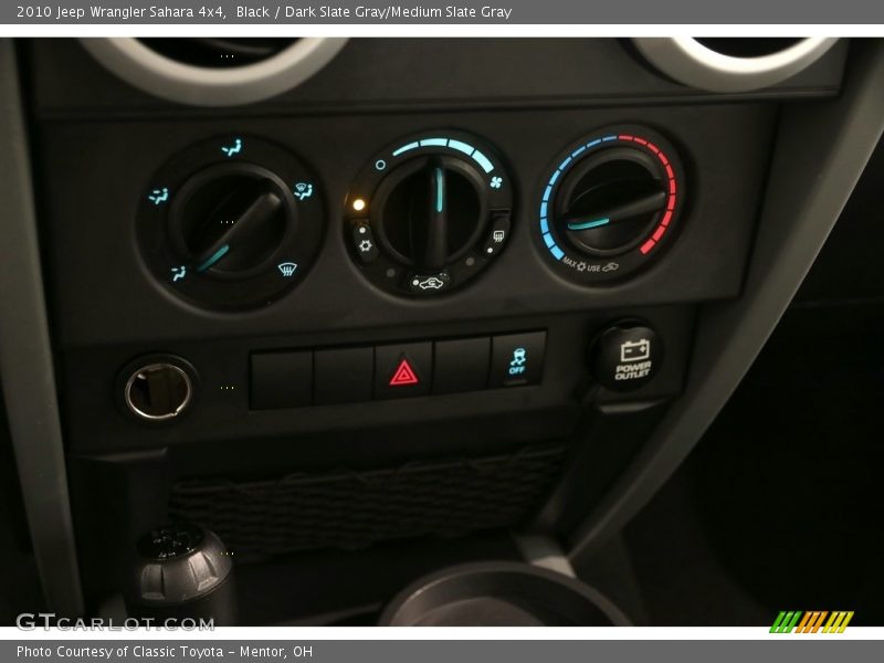 Black / Dark Slate Gray/Medium Slate Gray 2010 Jeep Wrangler Sahara 4x4