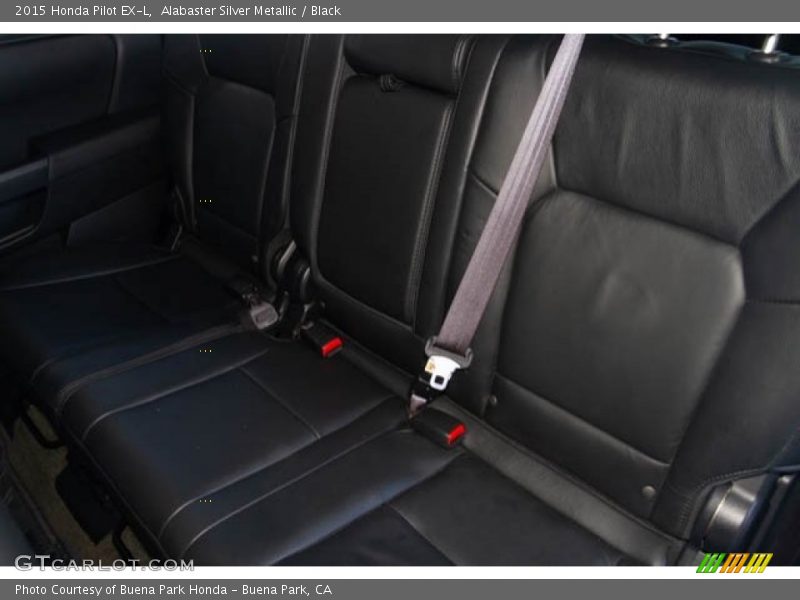 Alabaster Silver Metallic / Black 2015 Honda Pilot EX-L