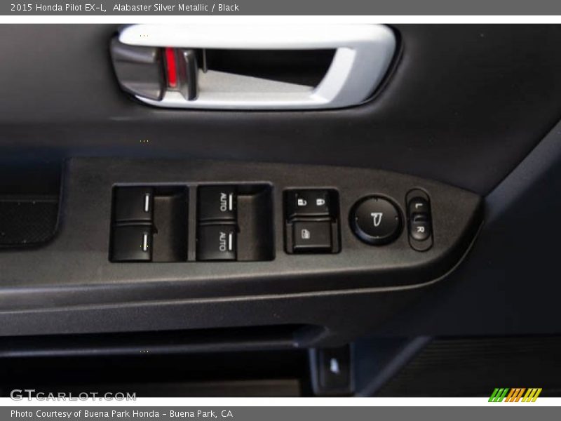 Alabaster Silver Metallic / Black 2015 Honda Pilot EX-L