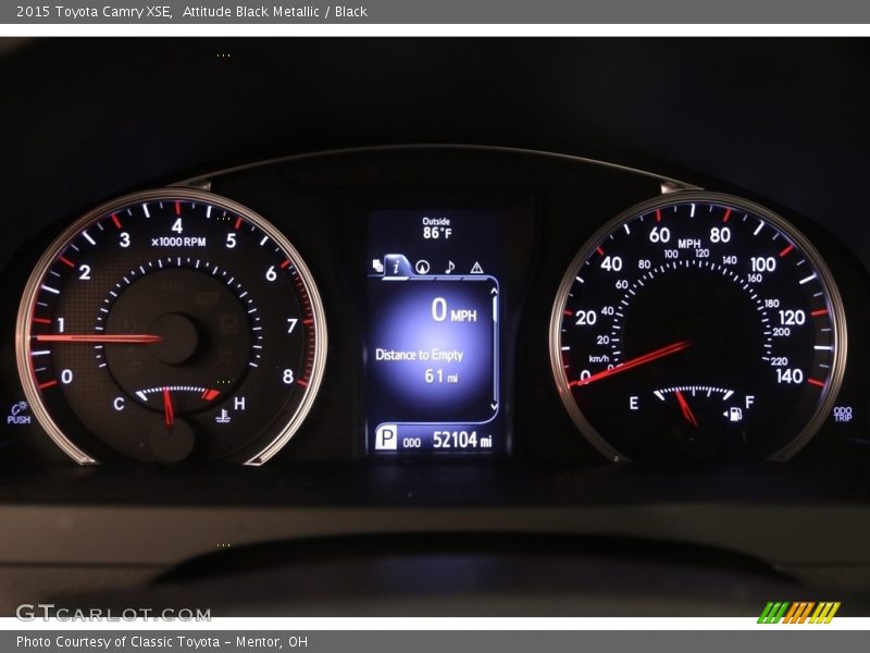 Attitude Black Metallic / Black 2015 Toyota Camry XSE