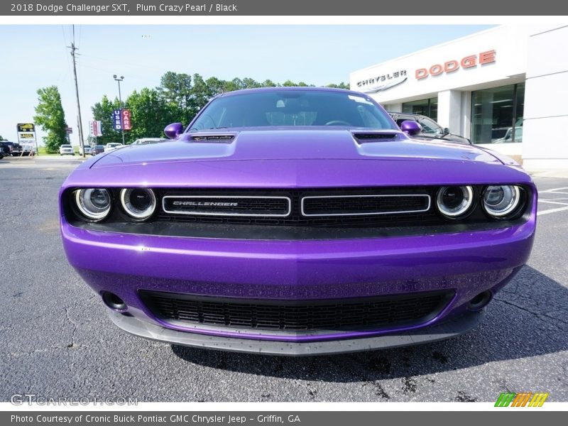 Plum Crazy Pearl / Black 2018 Dodge Challenger SXT