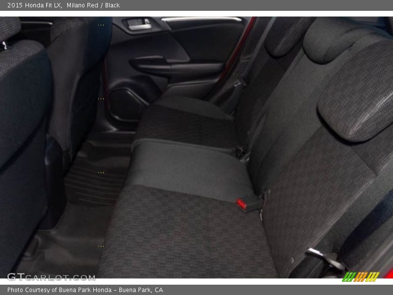 Milano Red / Black 2015 Honda Fit LX
