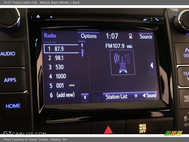 Attitude Black Metallic / Black 2015 Toyota Camry XSE