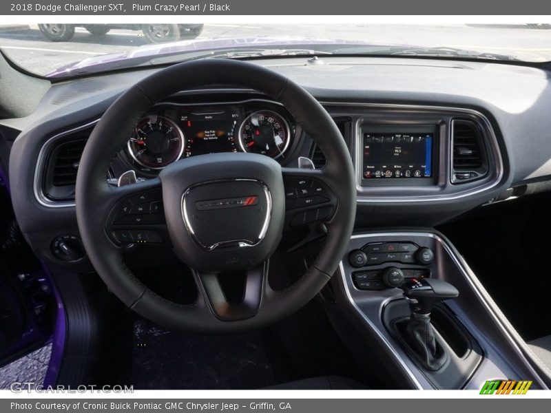 Plum Crazy Pearl / Black 2018 Dodge Challenger SXT
