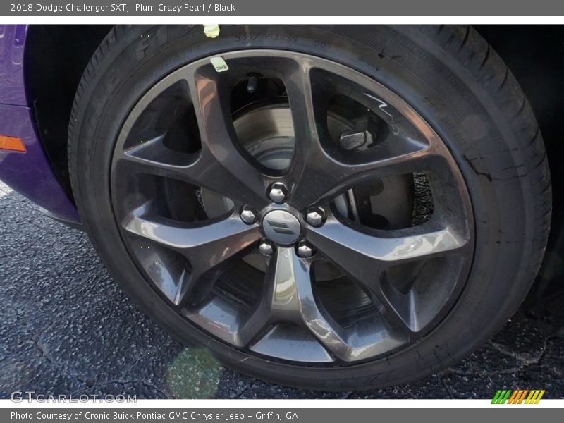 Plum Crazy Pearl / Black 2018 Dodge Challenger SXT
