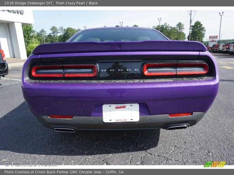 Plum Crazy Pearl / Black 2018 Dodge Challenger SXT