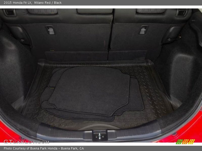 Milano Red / Black 2015 Honda Fit LX