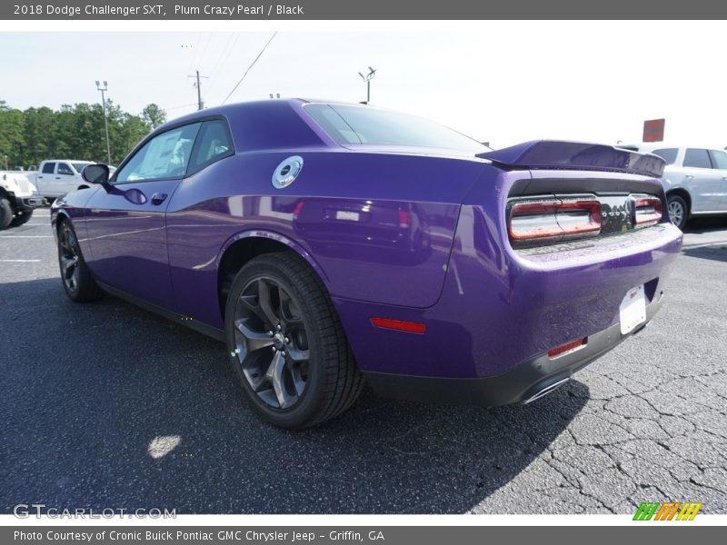 Plum Crazy Pearl / Black 2018 Dodge Challenger SXT
