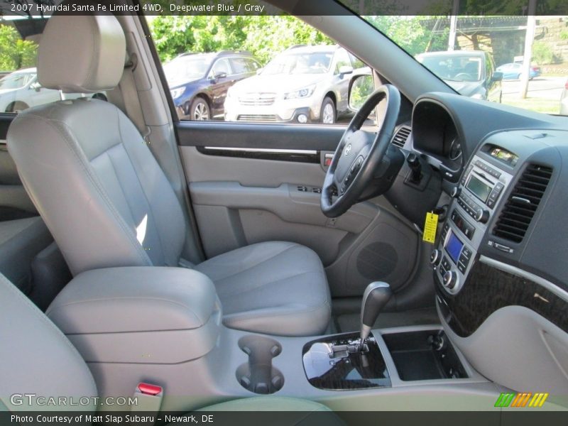 Deepwater Blue / Gray 2007 Hyundai Santa Fe Limited 4WD