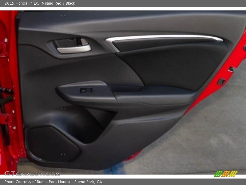 Milano Red / Black 2015 Honda Fit LX