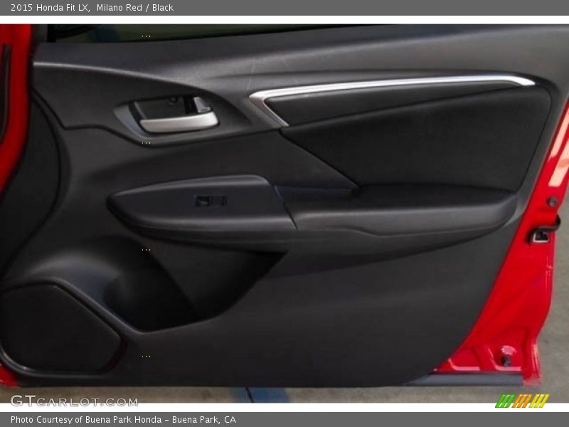 Milano Red / Black 2015 Honda Fit LX