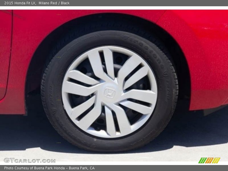 Milano Red / Black 2015 Honda Fit LX