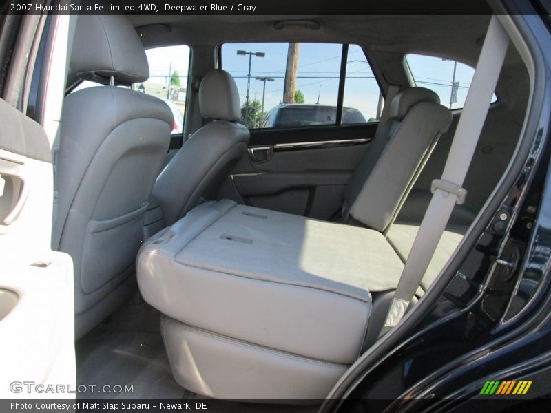 Deepwater Blue / Gray 2007 Hyundai Santa Fe Limited 4WD