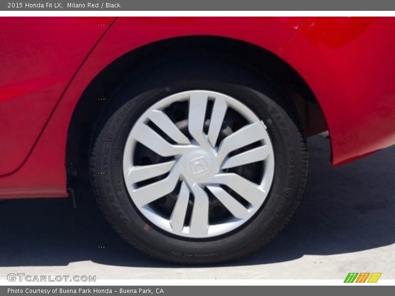 Milano Red / Black 2015 Honda Fit LX