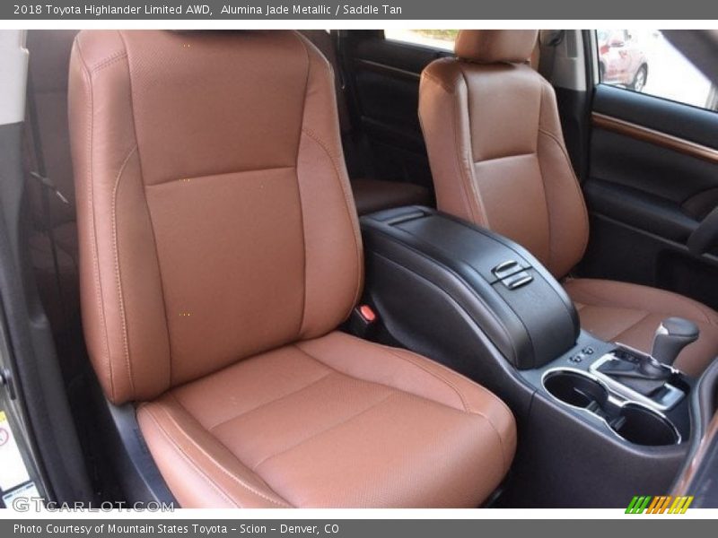 Alumina Jade Metallic / Saddle Tan 2018 Toyota Highlander Limited AWD