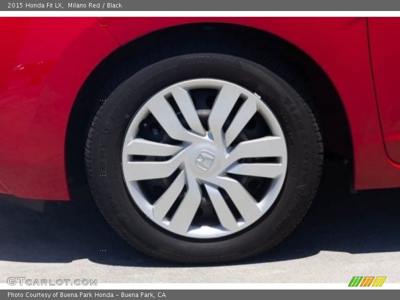 Milano Red / Black 2015 Honda Fit LX