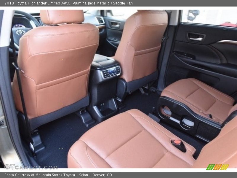 Alumina Jade Metallic / Saddle Tan 2018 Toyota Highlander Limited AWD