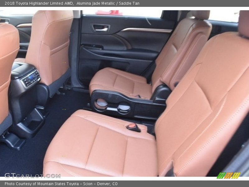 Alumina Jade Metallic / Saddle Tan 2018 Toyota Highlander Limited AWD