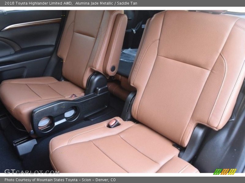 Alumina Jade Metallic / Saddle Tan 2018 Toyota Highlander Limited AWD