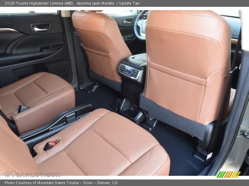 Alumina Jade Metallic / Saddle Tan 2018 Toyota Highlander Limited AWD