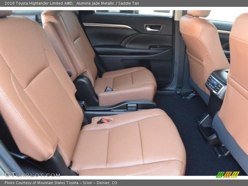 Alumina Jade Metallic / Saddle Tan 2018 Toyota Highlander Limited AWD