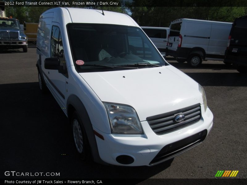 Frozen White / Dark Grey 2012 Ford Transit Connect XLT Van