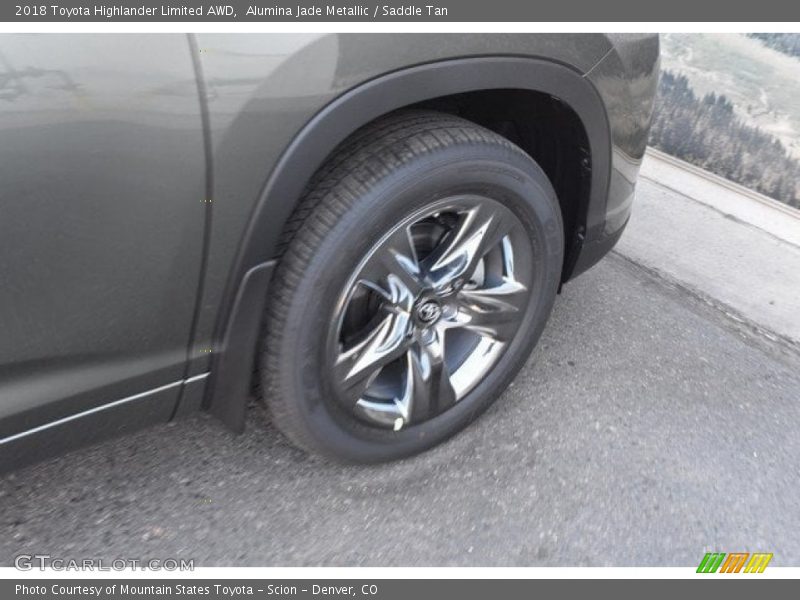 Alumina Jade Metallic / Saddle Tan 2018 Toyota Highlander Limited AWD