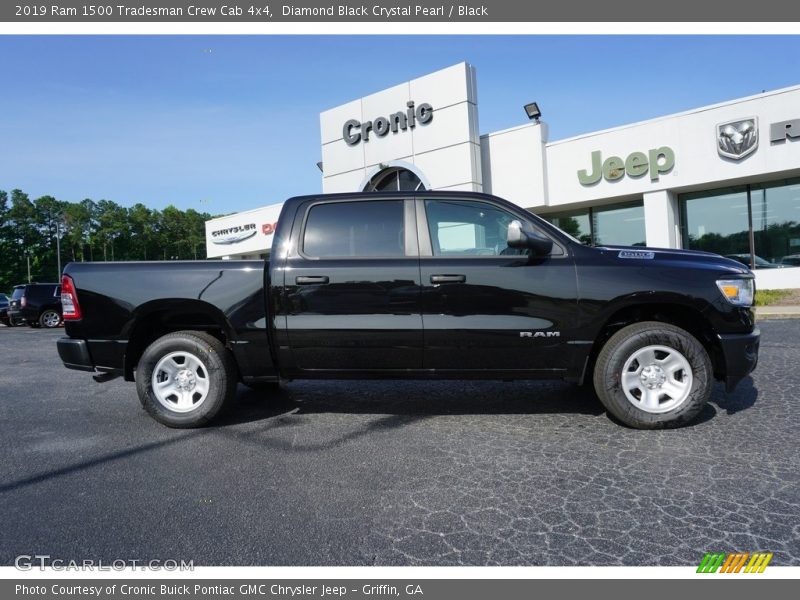 Diamond Black Crystal Pearl / Black 2019 Ram 1500 Tradesman Crew Cab 4x4