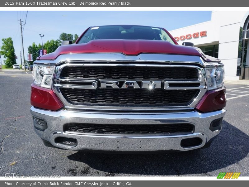 Delmonico Red Pearl / Black 2019 Ram 1500 Tradesman Crew Cab