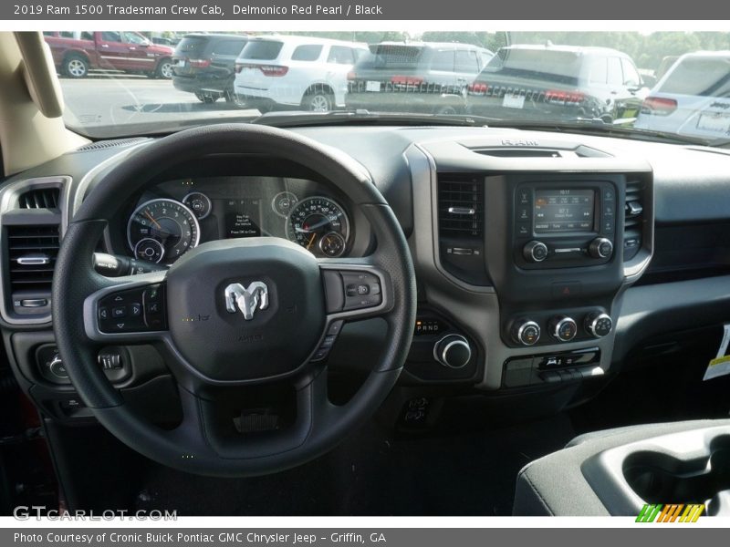 Delmonico Red Pearl / Black 2019 Ram 1500 Tradesman Crew Cab