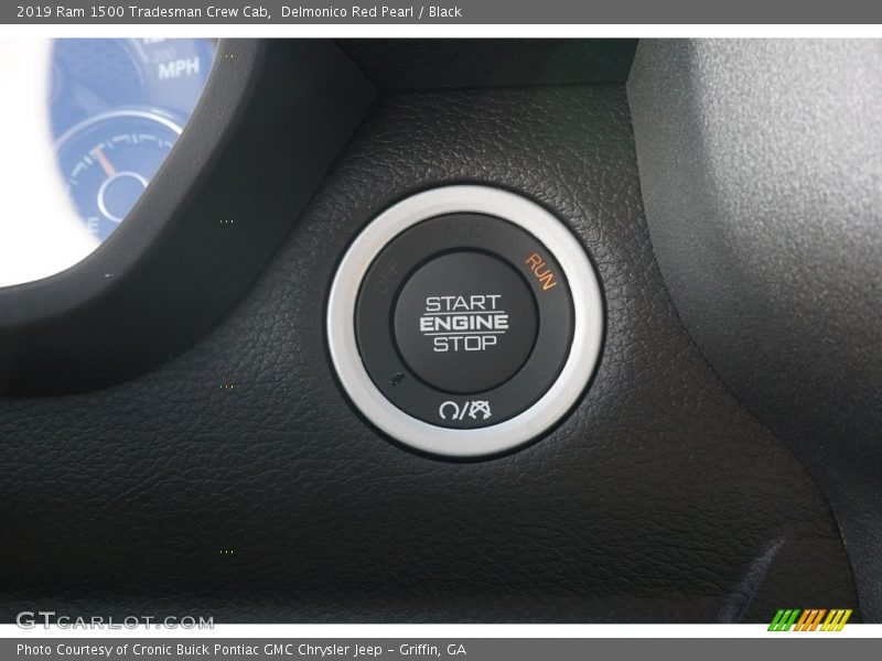 Delmonico Red Pearl / Black 2019 Ram 1500 Tradesman Crew Cab