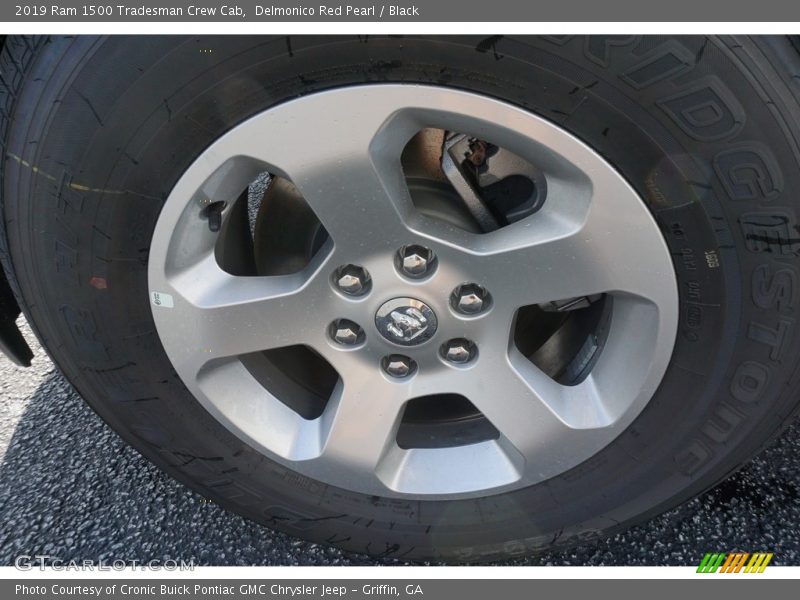 Delmonico Red Pearl / Black 2019 Ram 1500 Tradesman Crew Cab