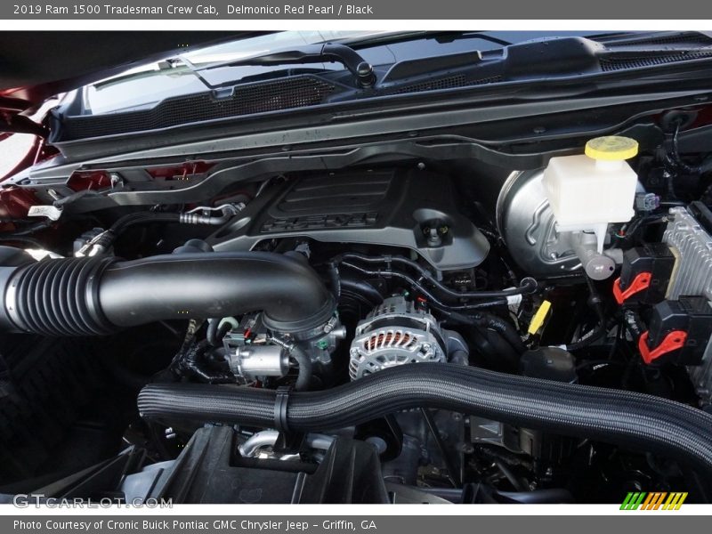 Delmonico Red Pearl / Black 2019 Ram 1500 Tradesman Crew Cab