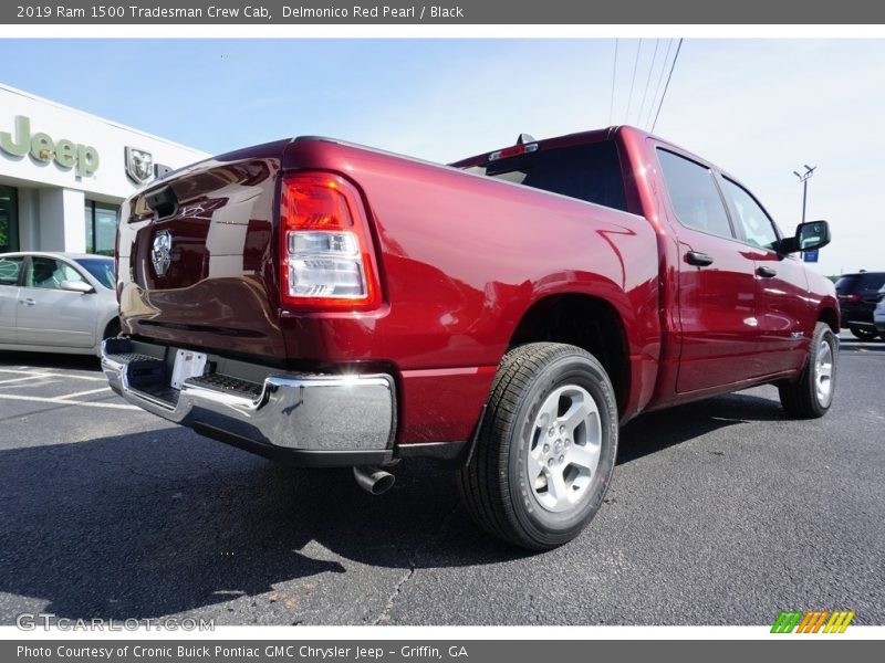 Delmonico Red Pearl / Black 2019 Ram 1500 Tradesman Crew Cab