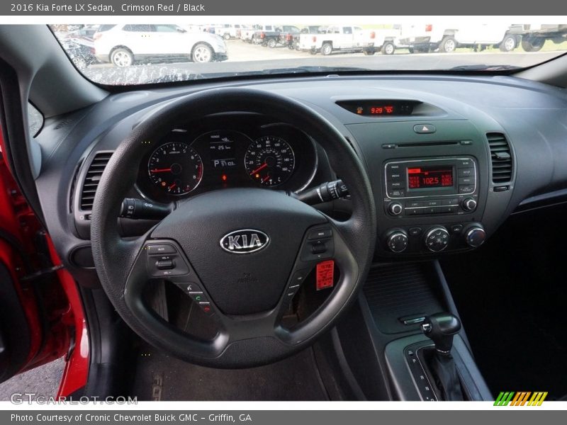 Crimson Red / Black 2016 Kia Forte LX Sedan