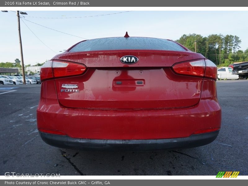 Crimson Red / Black 2016 Kia Forte LX Sedan