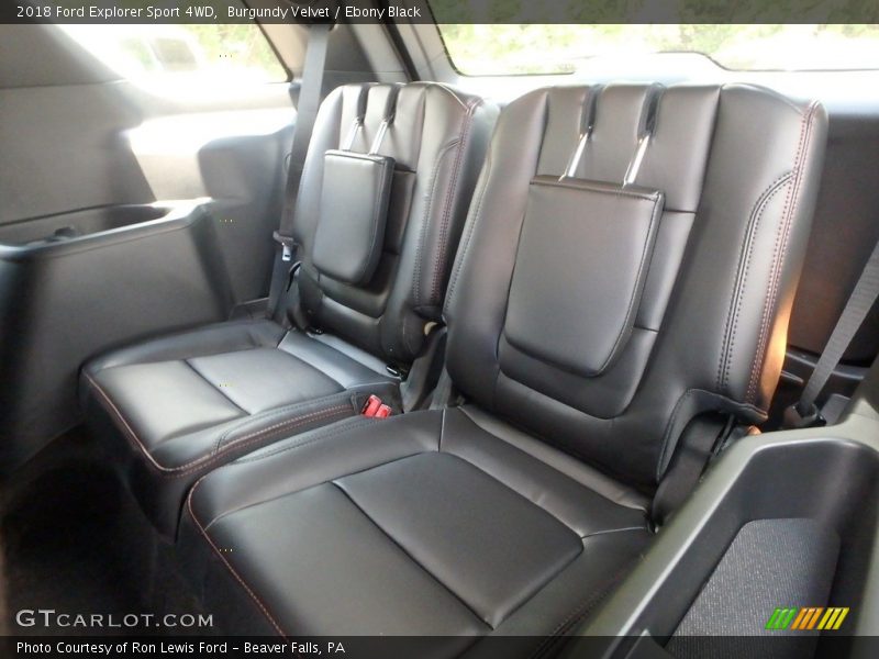 Burgundy Velvet / Ebony Black 2018 Ford Explorer Sport 4WD
