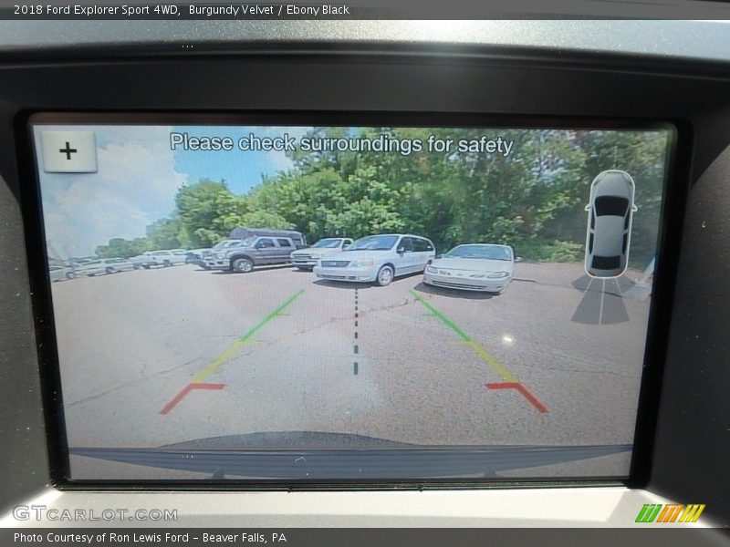 Burgundy Velvet / Ebony Black 2018 Ford Explorer Sport 4WD