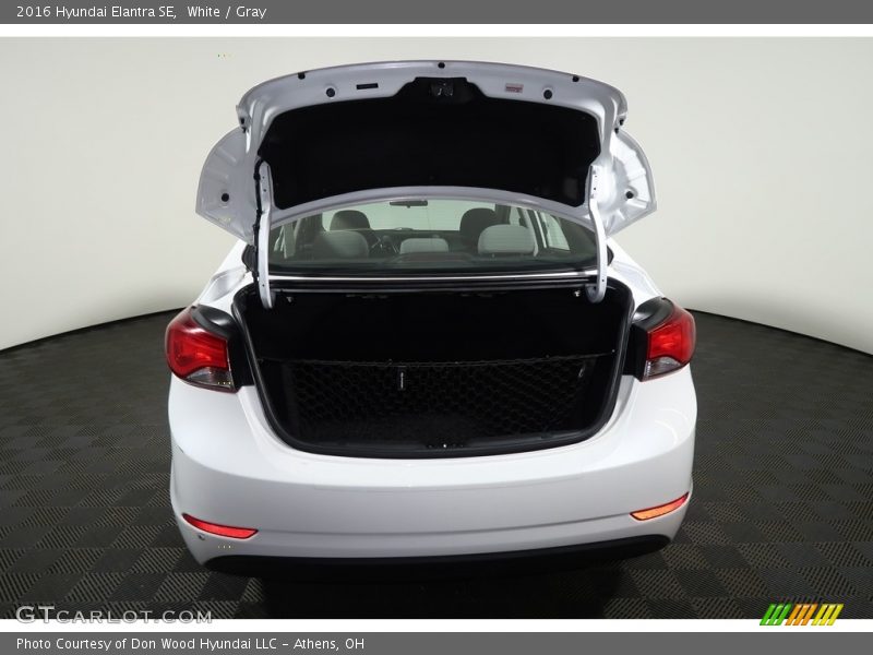 White / Gray 2016 Hyundai Elantra SE