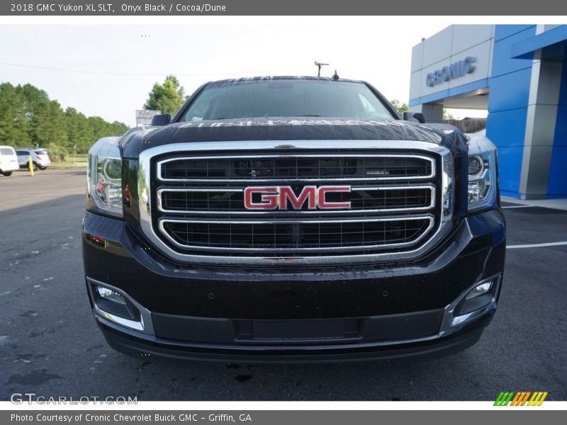 Onyx Black / Cocoa/Dune 2018 GMC Yukon XL SLT