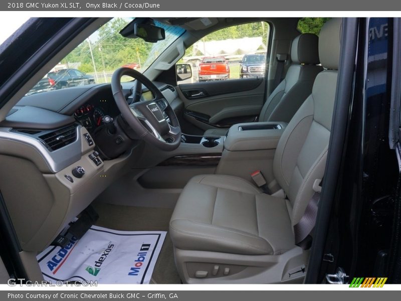 Onyx Black / Cocoa/Dune 2018 GMC Yukon XL SLT