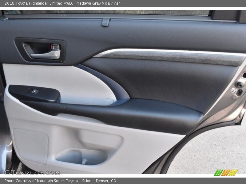 Predawn Gray Mica / Ash 2018 Toyota Highlander Limited AWD
