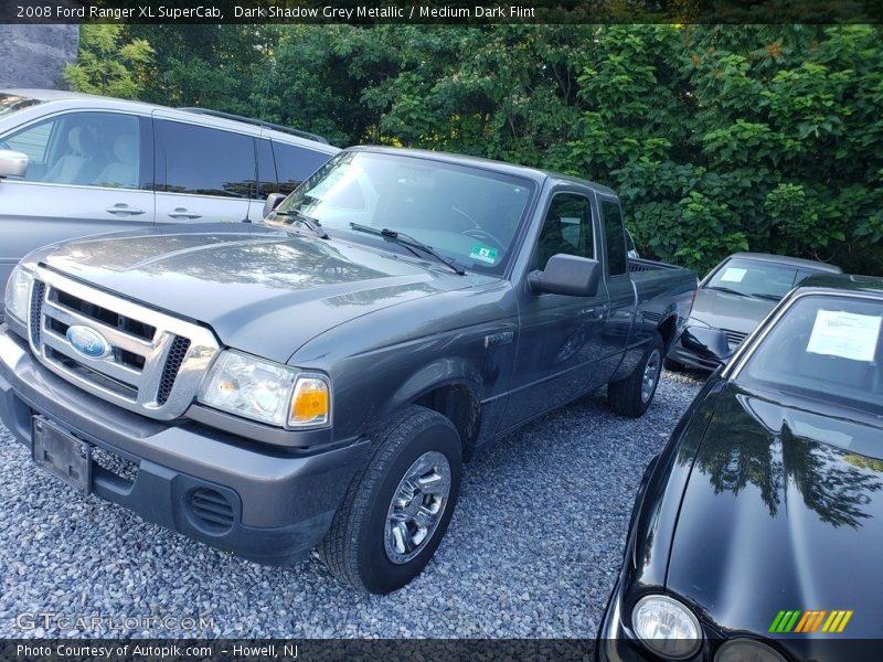 Dark Shadow Grey Metallic / Medium Dark Flint 2008 Ford Ranger XL SuperCab